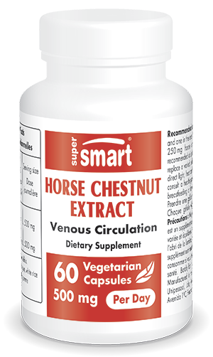 Integratore alimentare Horse Chestnut Extract, contribuisce al benessere circolatorio