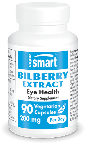 Bilberry Extract dietary supplement, contributes for eye health