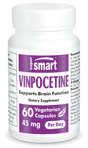 Vinpocetine dietary supplement to support brain function