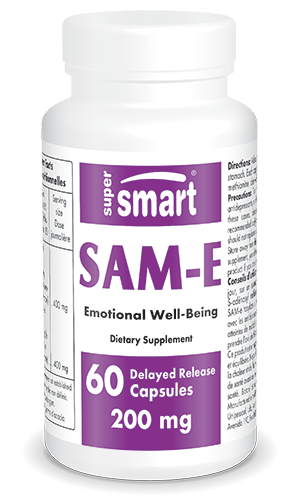 SAM-e dietary supplement, s-adenosyl-methionine to contribute for emotional well-being