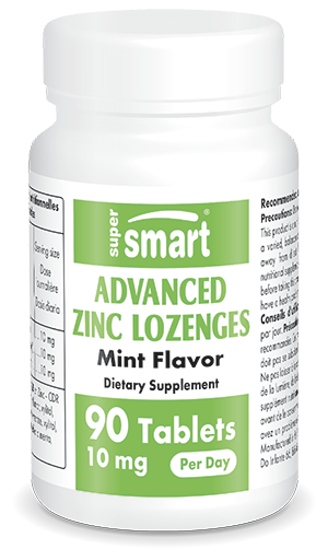 Complemento alimenticio de zinc para chupar