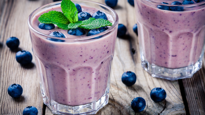 Smoothie de proteína caseiro